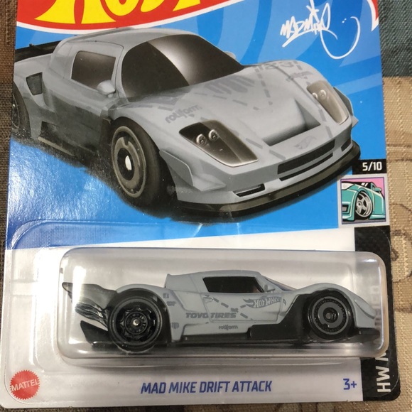 🛍️5/$20🛍️BNIB HOTWHEELS Mad Mike, Drift Attack. - Picture 2 of 3